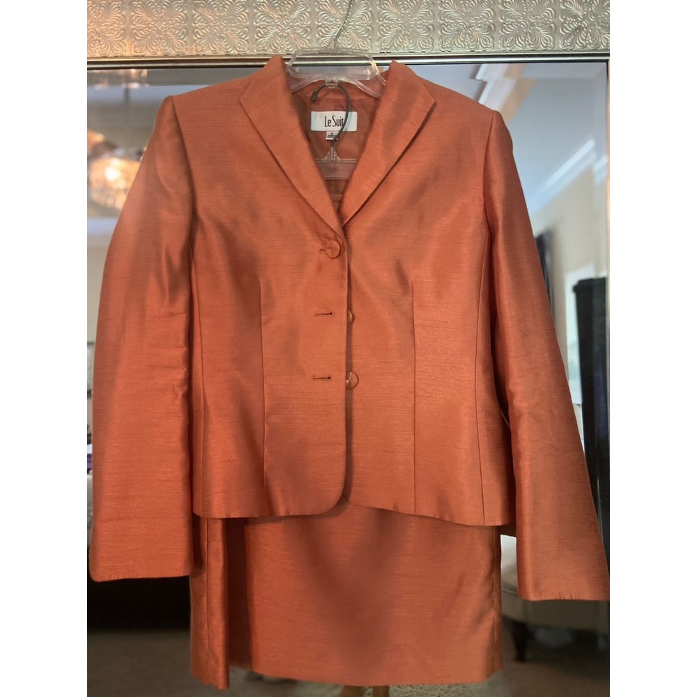 • Le Suit • copper metallic suit set